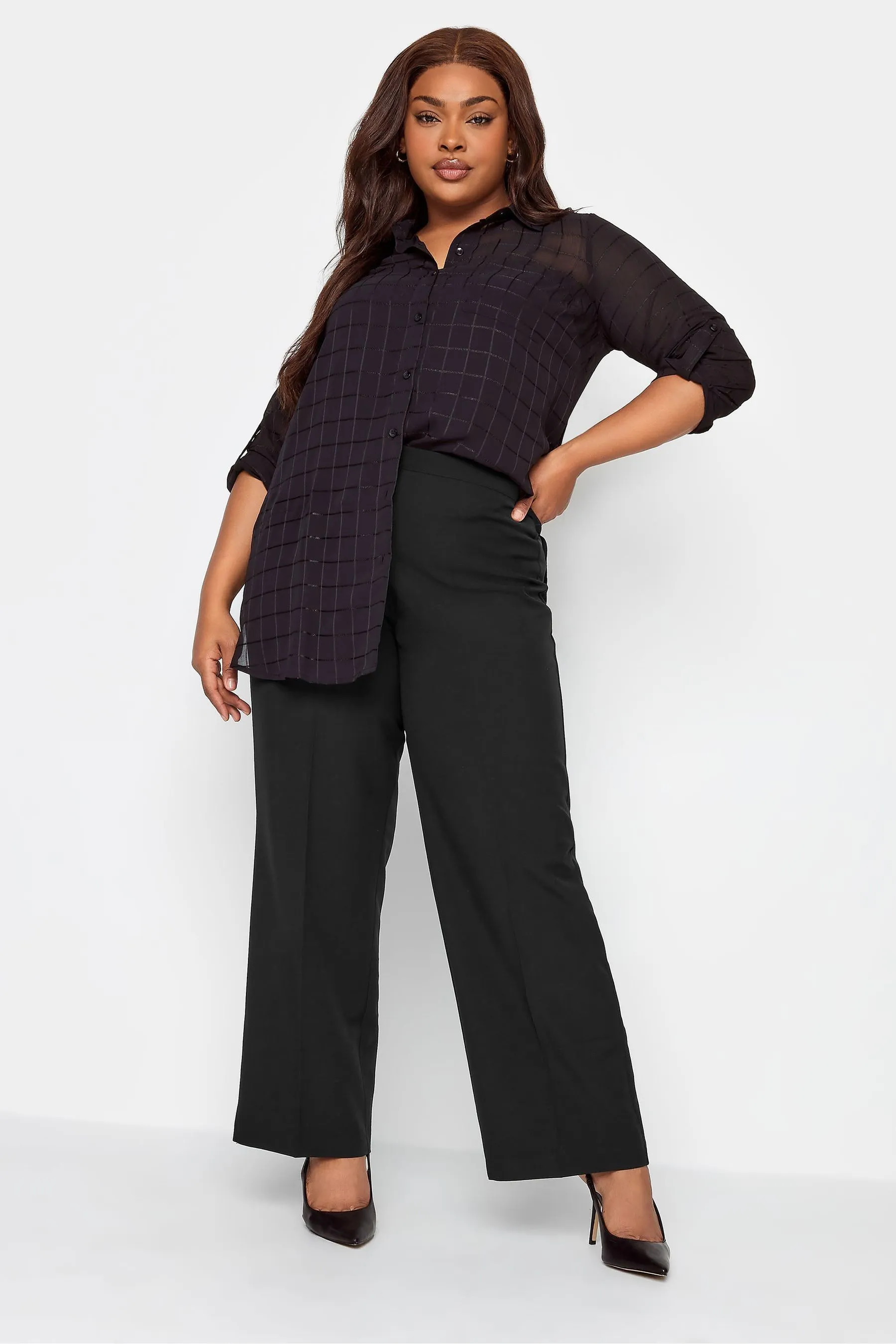 Yours Curve - Pantaloni elasticizzata e dritta