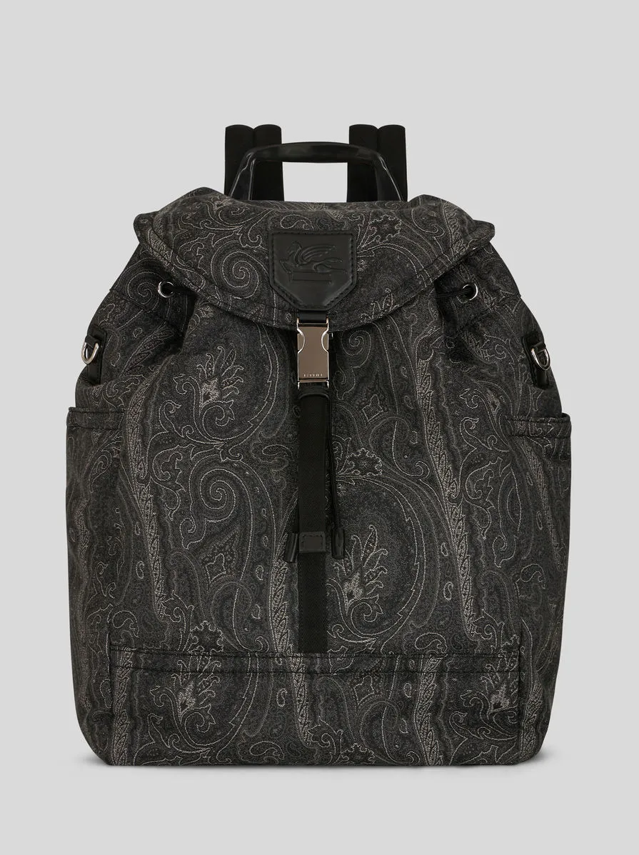 ZAINO PAISLEY CON LOGO ETRO E PEGASO