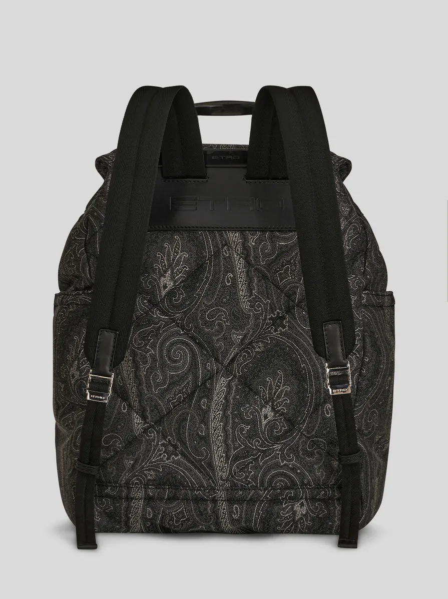 ZAINO PAISLEY CON LOGO ETRO E PEGASO