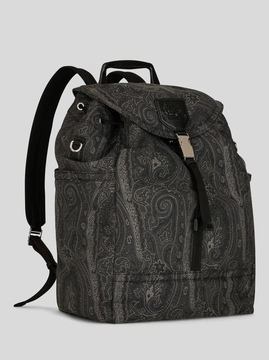 ZAINO PAISLEY CON LOGO ETRO E PEGASO