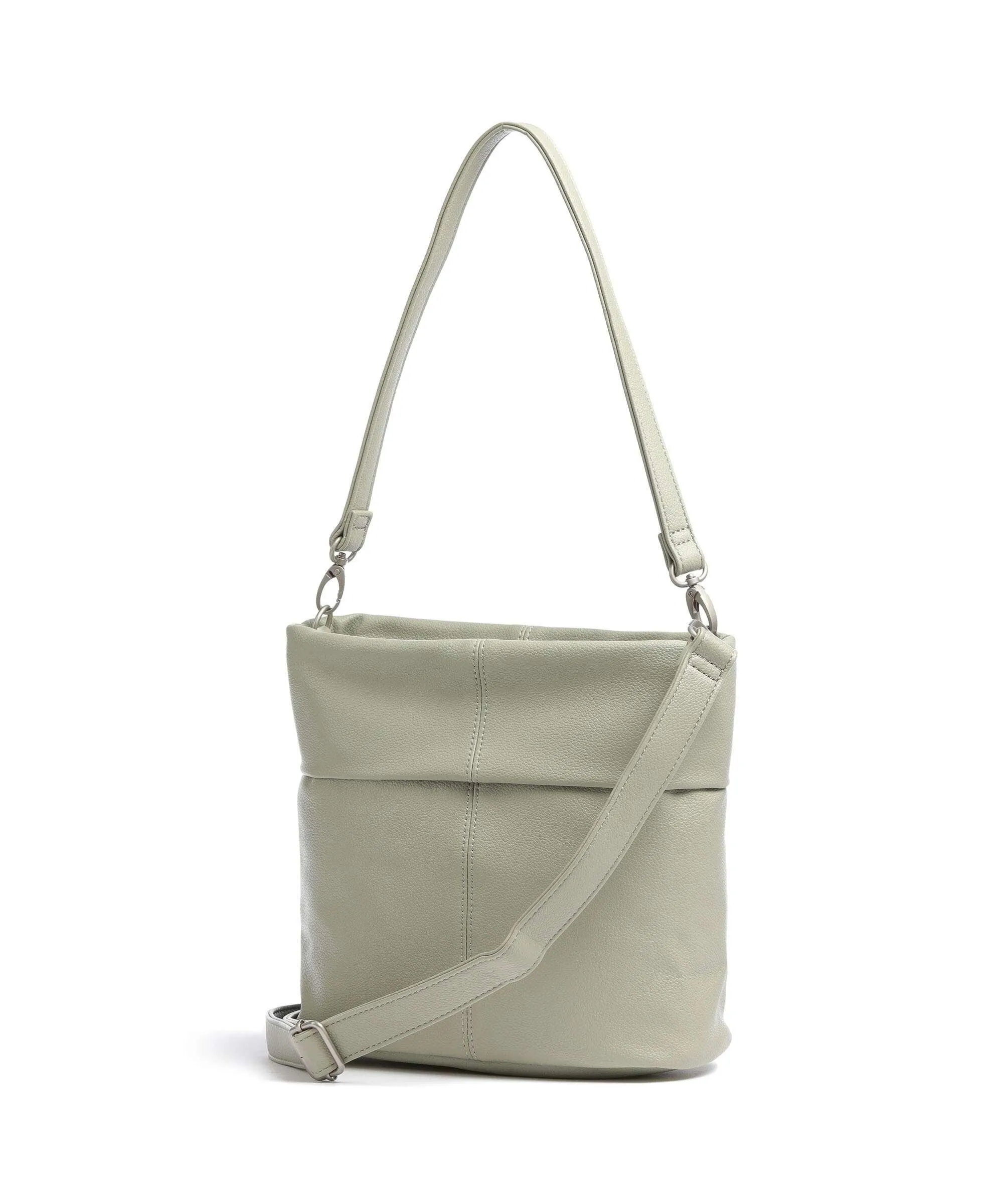  Zwei Mademoiselle.M M8 Borsa a spalla pelle sintetica grigio-verde  